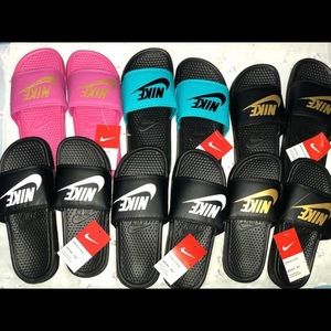 Nikes flip flops